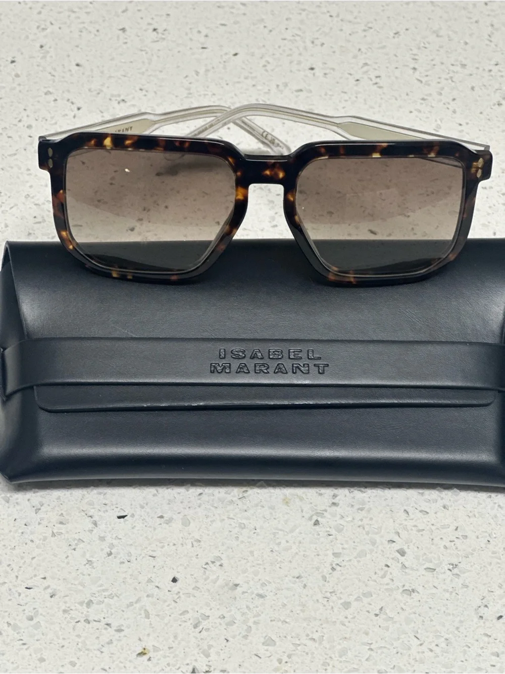 Isabel Marant Tortoise Square Sunglasses